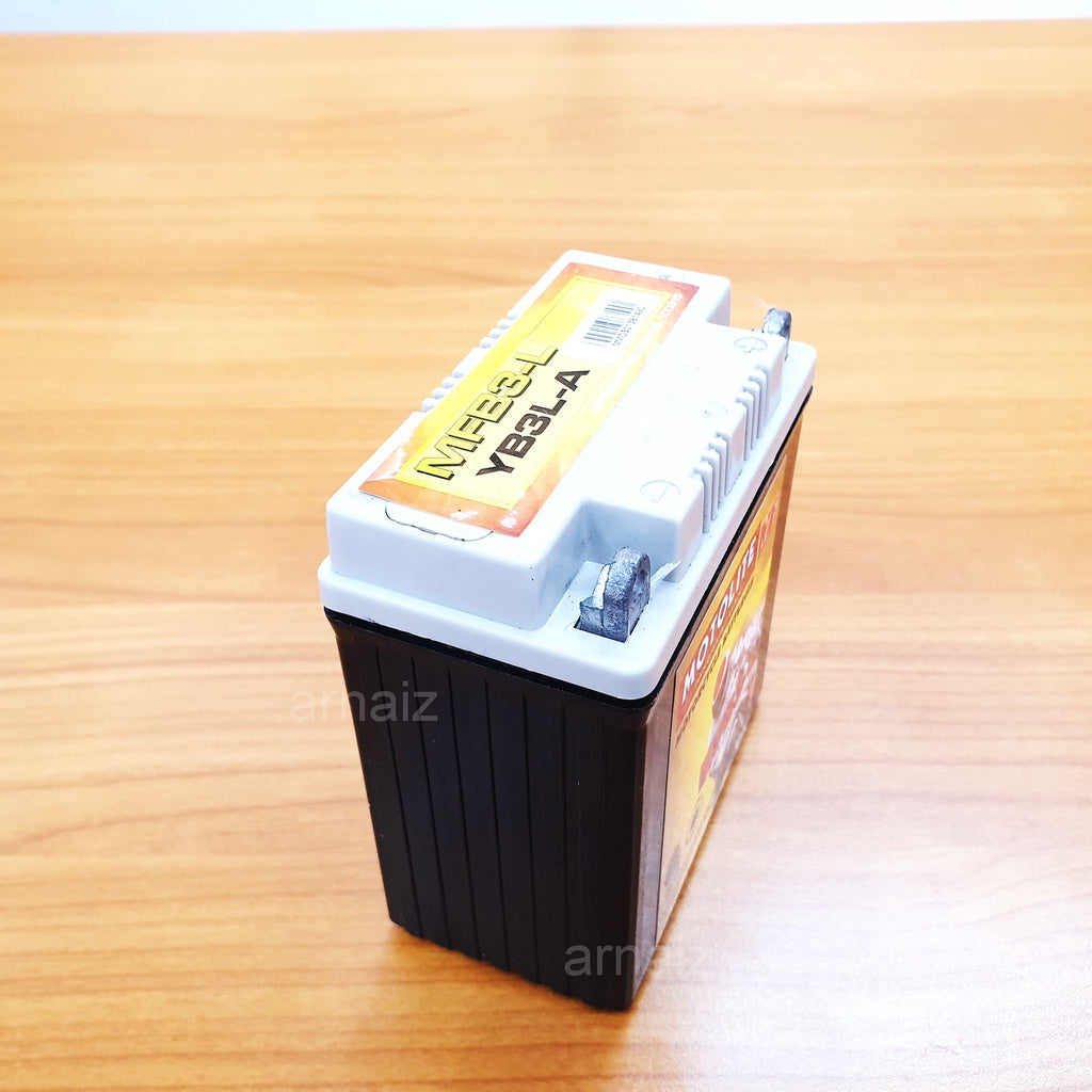 Motolite MFB3-L Maintenance Free Motorcycle Battery YB3L-A 3L