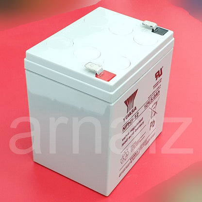 Yuasa 12V 5Ah 20hr NPH5-12 Battery 12 Volts 5 Ampere UPS replaces 12V 4.5Ah 4.5A Battery NP5-12