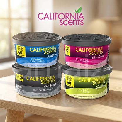 California Scents Organic Canister Air Freshener Car Fragrance Scent Spill Proof Can Air Purifier