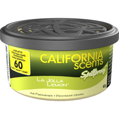 California Scents Organic Canister Air Freshener Car Fragrance Scent Spill Proof Can Air Purifier