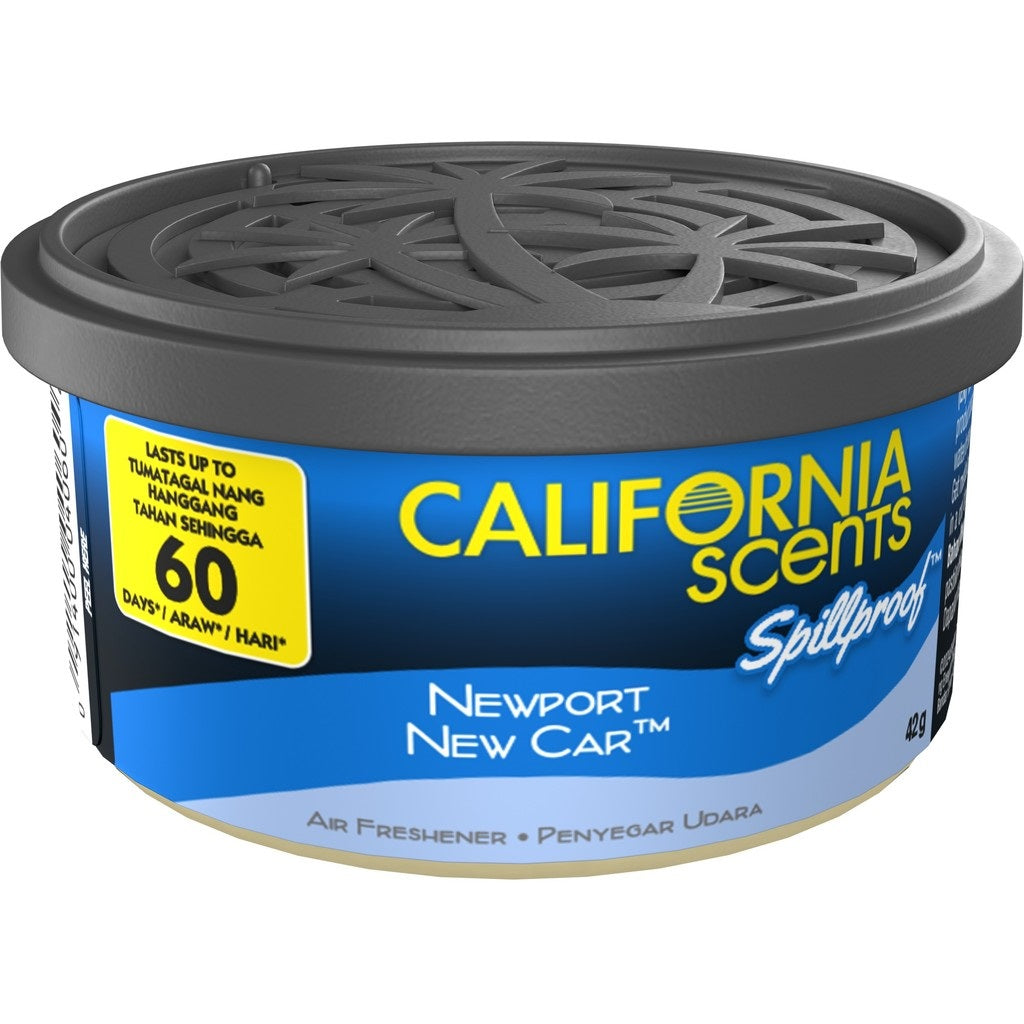 California Scents Organic Canister Air Freshener Car Fragrance Scent Spill Proof Can Air Purifier