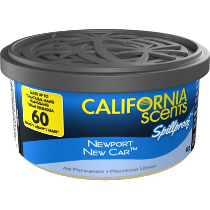 California Scents Organic Canister Air Freshener Car Fragrance Scent Spill Proof Can Air Purifier