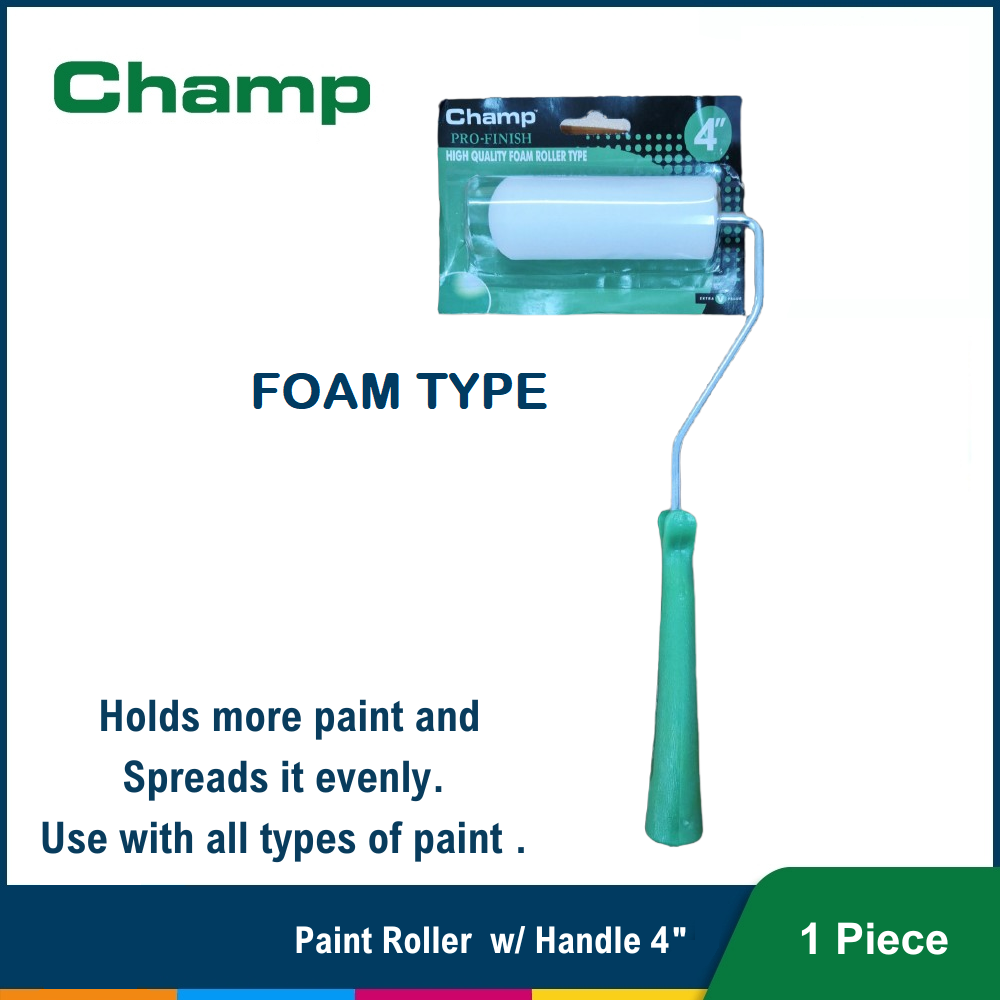 Champ Pro Finish Acrylon Paint Roller with Handle 4" 7" 9"