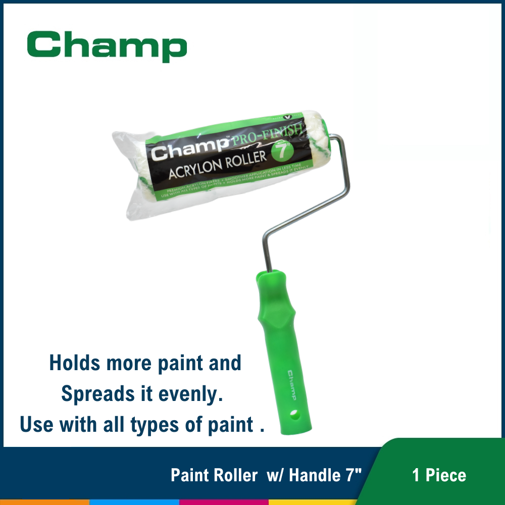 Champ Pro Finish Acrylon Paint Roller with Handle 4" 7" 9"