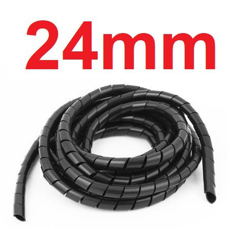 Spiral Wrapping Band 10 meters Spiral Cable Wrap Wire Organizer Tube Flame Retardant Casing Sleeves