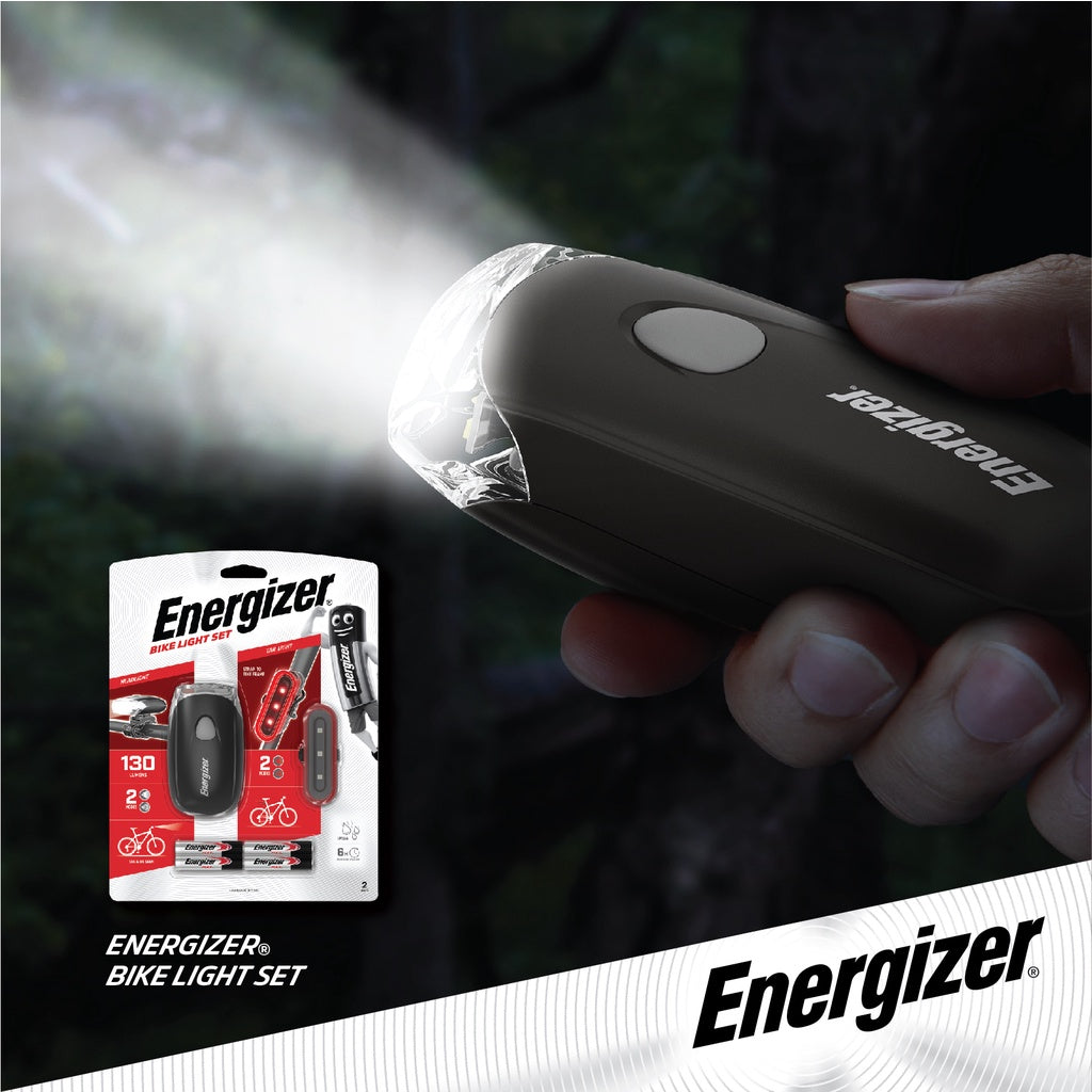 Energizer Bike Light Set BLPB42 Bike Headlamp Bicycle LED Lamp Light Bulb Weatherproof Tail Light