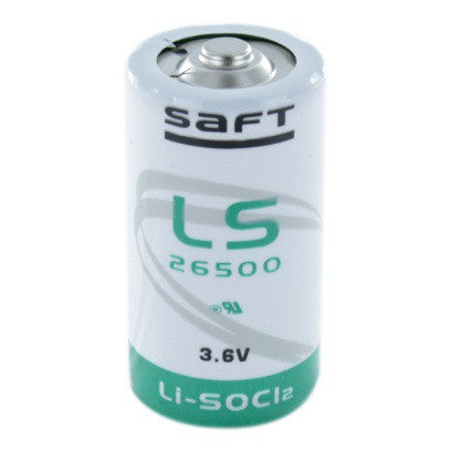 Saft LS26500 3.6v size C Lithium Battery - non Rechargeable