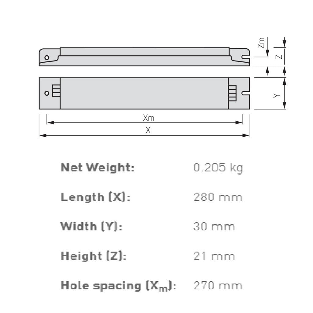 BAG Electronic Ballast BCS35.2FX-11 220-240 replaces BCS35.2FX-01 BCS Primus T5