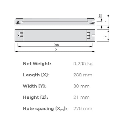 BAG Electronic Ballast BCS35.2FX-11 220-240 replaces BCS35.2FX-01 BCS Primus T5