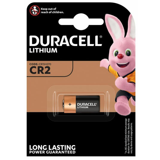 Duracell CR2 3V Lithium Battery CR-2 Cylindrical Photo Lithium Power 3 volts CR 2 CR15H270 Batteries