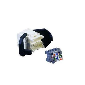 3M Volition Cat5e 8-Way Female Tool-less IO Information Outlet RJ45 Connector Keystone Mount