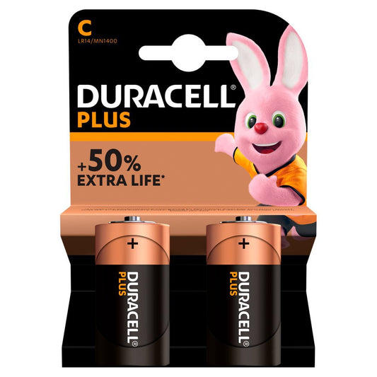 Duracell Size C Alkaline (2pcs) Battery