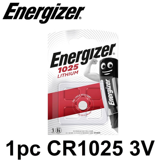 Energizer 1025 CR1025 (1pc) 3v Lithium Button Battery Coin Cell Batteries 3V CR-1025 ECR1025 KCR1025