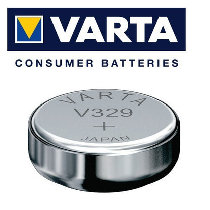 Varta V329 SR731SW (1pc) 1.55v Silver Oxide Button Cell Battery Varta V 329 SR 731SW