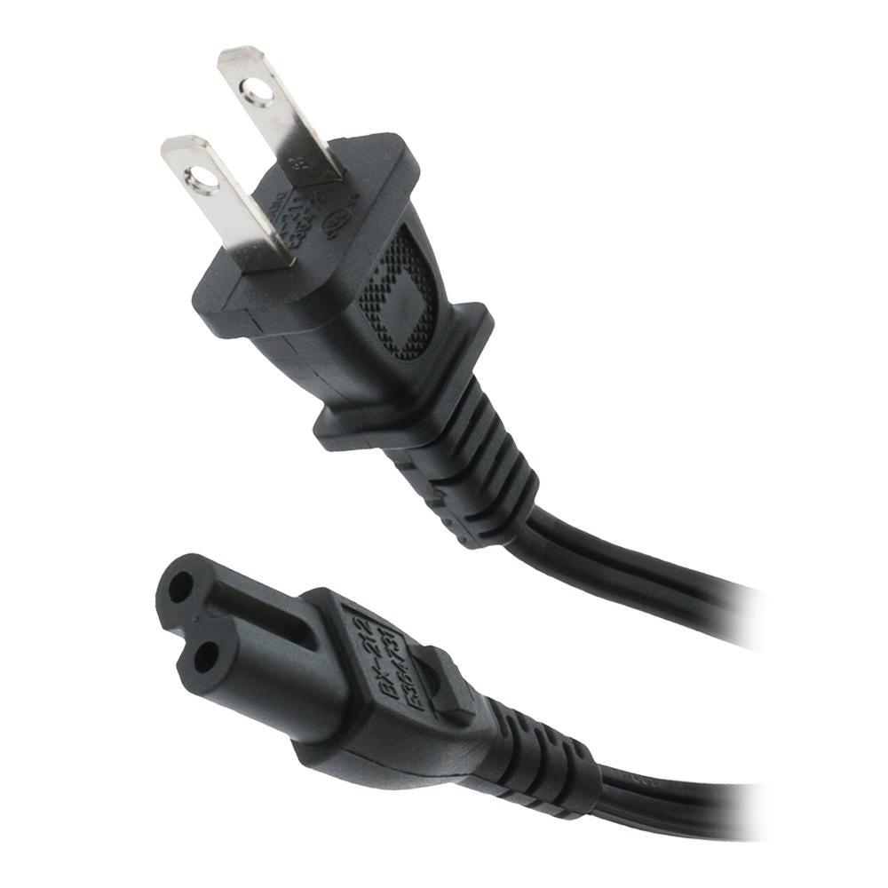 AC CORD 1.5m US PLUG 2 pin AC Power Cable Cord Adapter Compatible With PC Black Number 8 Sony Cord