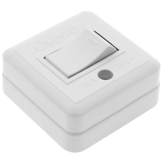 Omni Surface Mounted Convenience Switch 10A 250V WSS-003