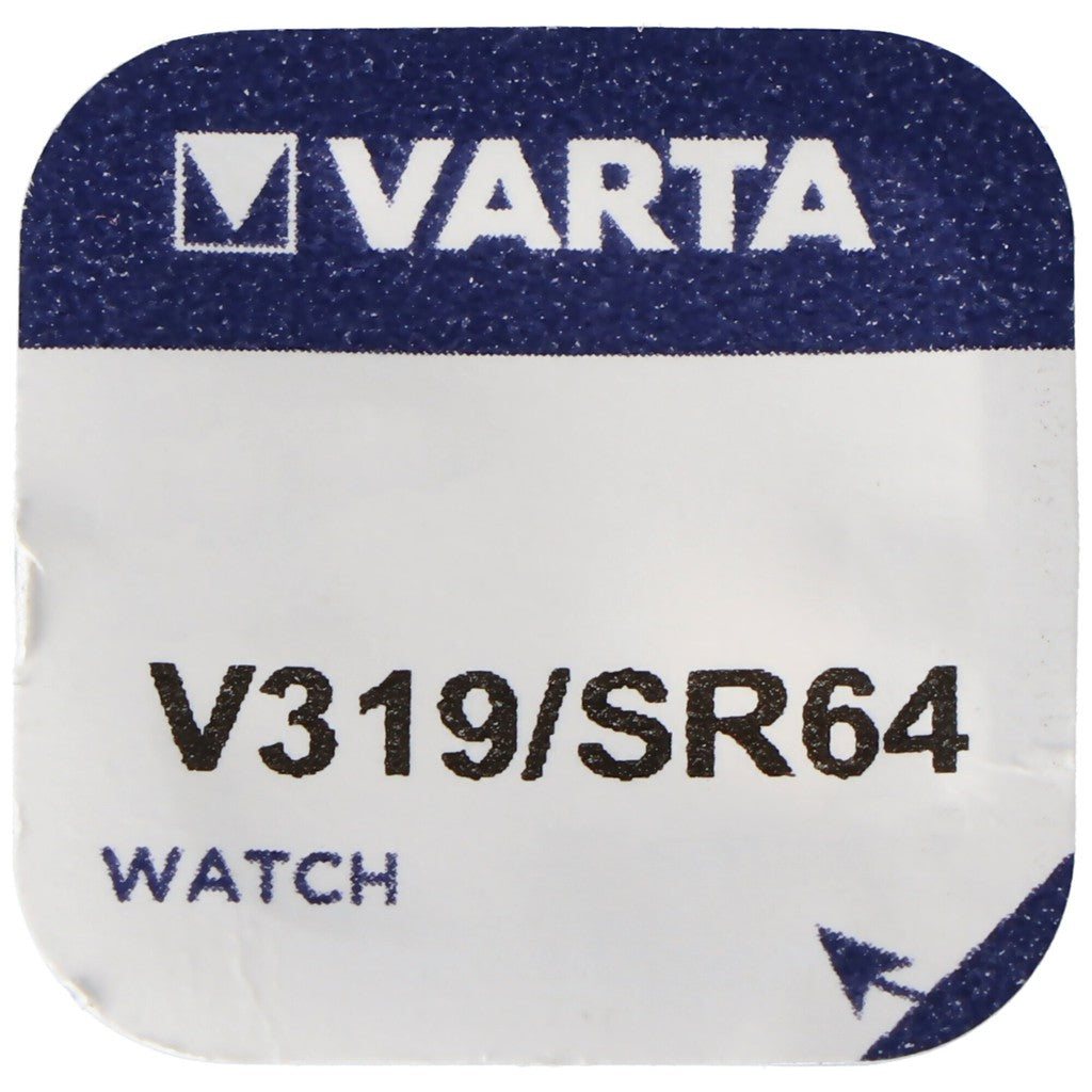 Varta V319 SR64 (1pc) 1.55v Silver Oxide Button Cell Battery Varta V 319 SR527SW