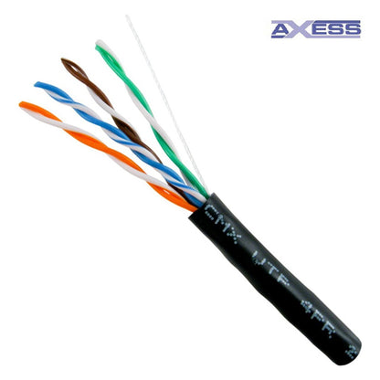 Axess UTP CAT5e CAT5 Outdoor Cable 305meters FTP Foiled Twisted Pair Ethernet Cable AWG24 4 Pairs