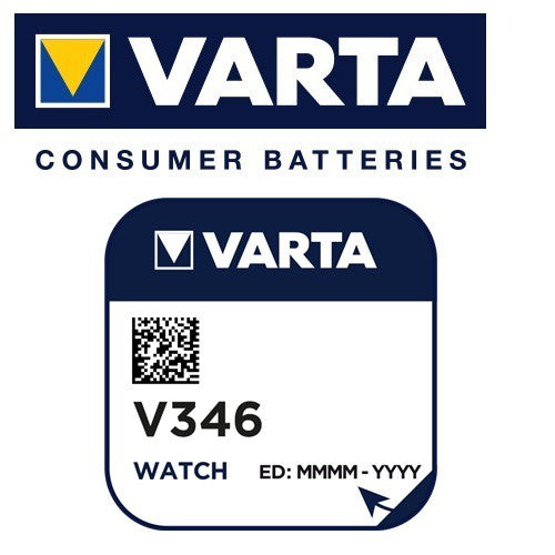 Varta V346 SR712 (1pc) 1.55v Silver Oxide Button Cell Battery Varta V 346 SR712SW