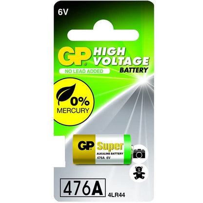 GP 4LR44 6V High Voltage Alkaline 476A, 4AG13, A544, 544, PX28A, L1325