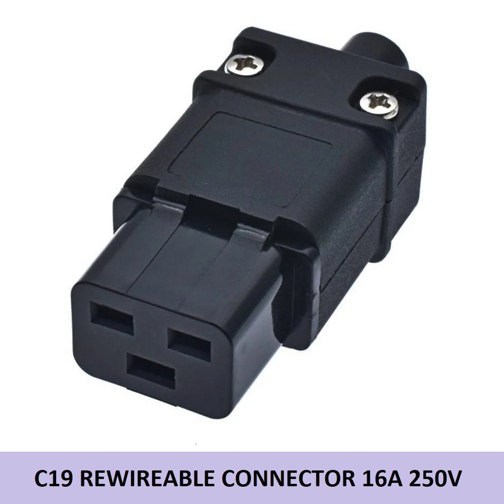 C19 Rewireable Connector C19 Rewireable Plug 16A 250V