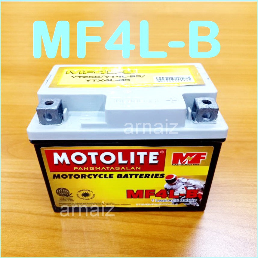 Motolite Motorcycle Battery MFB2.5L MFB3-L MF4L-B MF5L-B MFYB5L MF7A-B MF9-B Maintenance Free