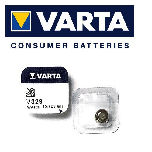 Varta V329 SR731SW (1pc) 1.55v Silver Oxide Button Cell Battery Varta V 329 SR 731SW