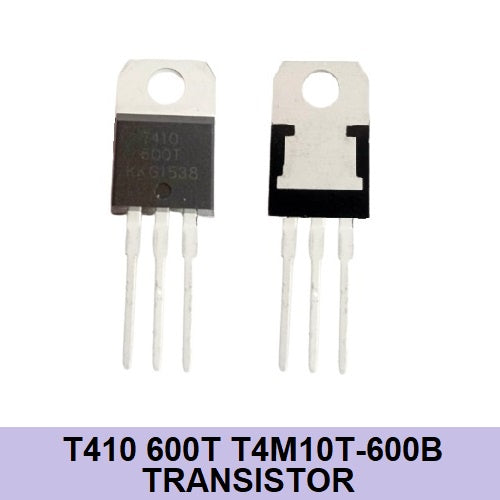 Transistor T410 600T T4M10T-600B 3-Pin Triac Thyristors For AC Inductive Loads Kitchen Equipment 4A