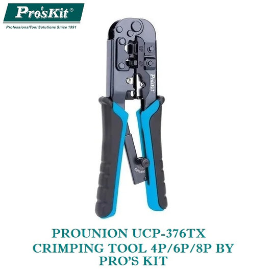 Prounion UCP-376TX Crimping Tool 4P 6P 8P BY Pro's Kit