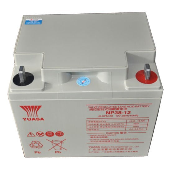 Yuasa 12V 38Ah SLA VRLA Rechargeable Battery NP38-12 Valve Regulated Sealed Lead-Acid Battery