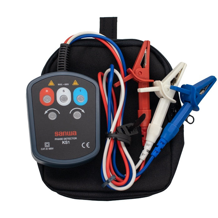 Sanwa KS1 Contact Type 3 Phase Detector Phase Sequence Tester Phase Ro ...