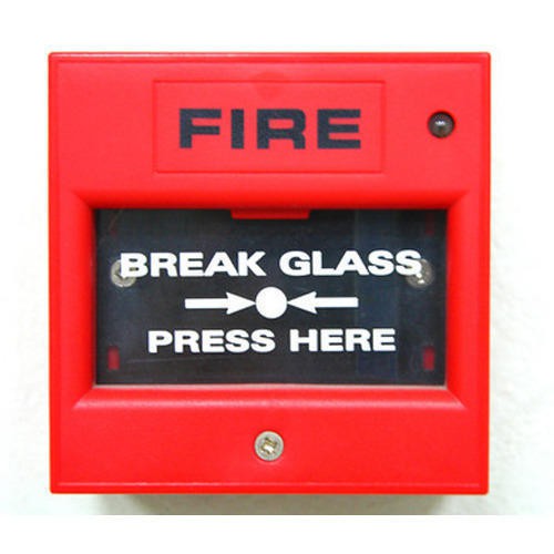 Fire Alarm Switch Break Glass Manual Call Safety Alarms Security Systems Emergency Exit Push Button