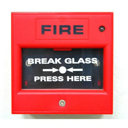 Fire Alarm Switch Break Glass Manual Call Safety Alarms Security Systems Emergency Exit Push Button