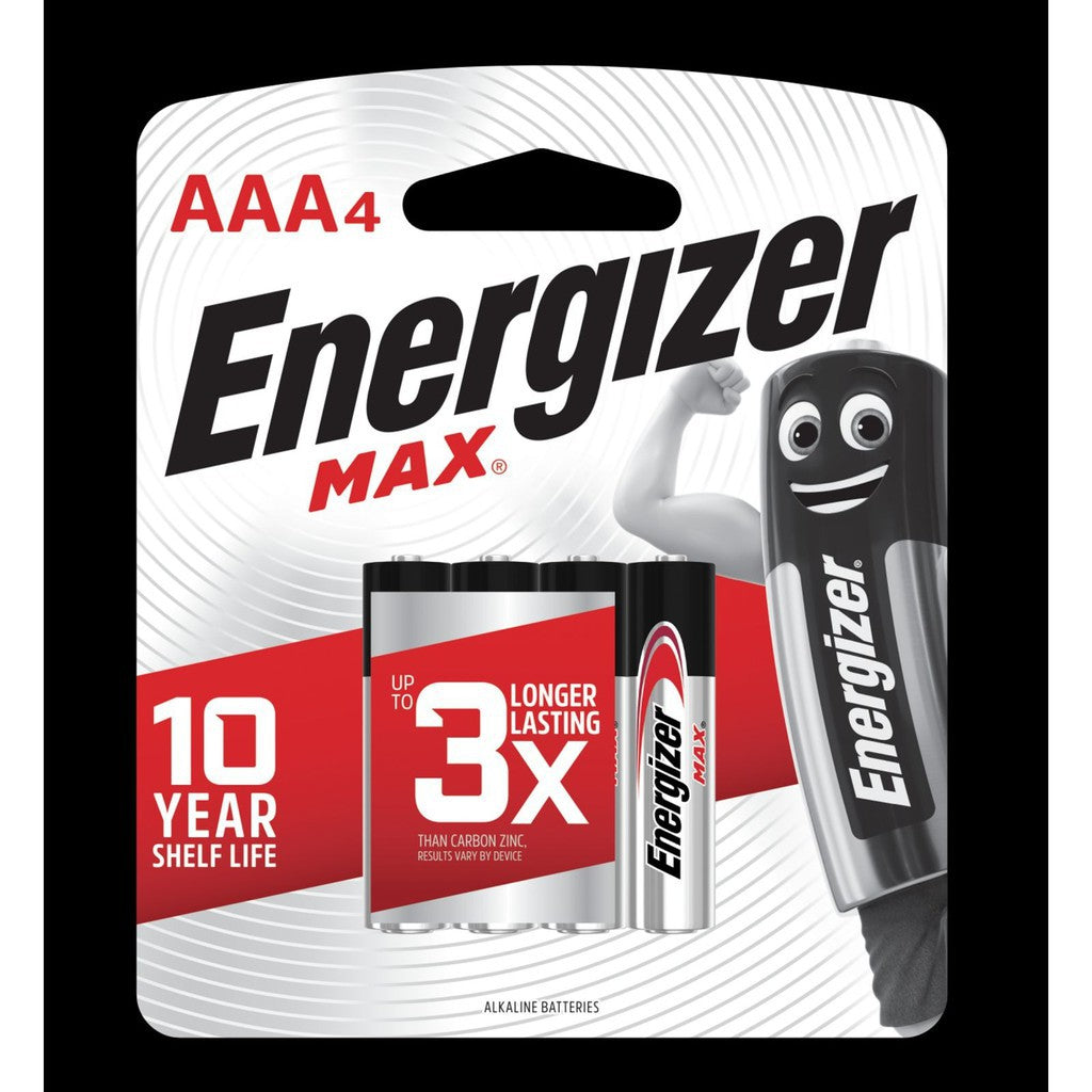 Energizer AAA Batteries (48 pcs) Energizer MAX AAA Alkaline Battery Original Sealed in Blister Pack