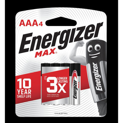 Energizer AAA Batteries (12 pcs) Energizer MAX AAA Alkaline Battery Original Sealed in Blister Pack