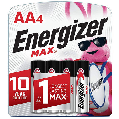 Energizer AA Batteries (8 pcs) Energizer MAX AA Alkaline Battery Original Sealed in Blister Pack