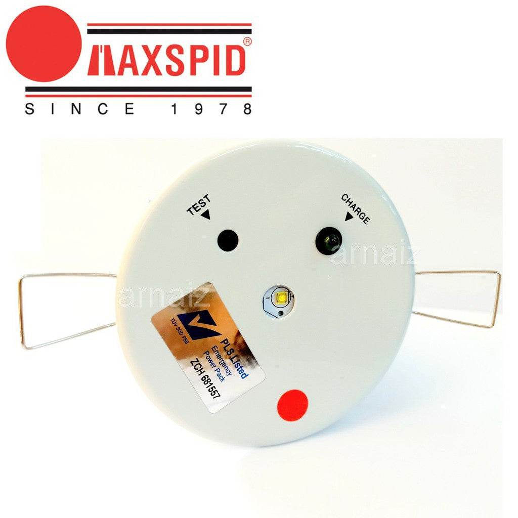 Starlight UFO NM L101 NC UFO Type Emergency Light BY MAXSPID Led Non-Maintained Recess Mount