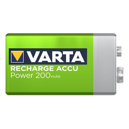 Varta 9V Rechargeable Battery 56722 R2U (1 pc) 200mAh Rechargeable Batteries HR9V