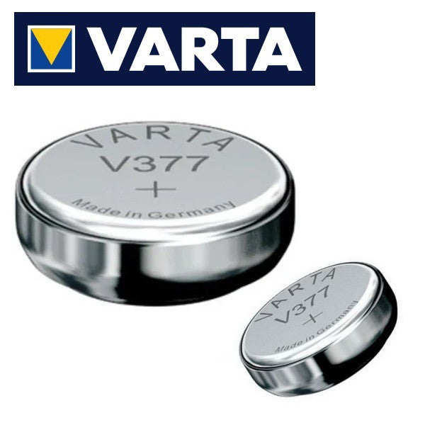 Varta V377 SR66 (1pc) 1.55v Silver Oxide Button Cell Battery in Blister Pack Varta V 377 SR626SW