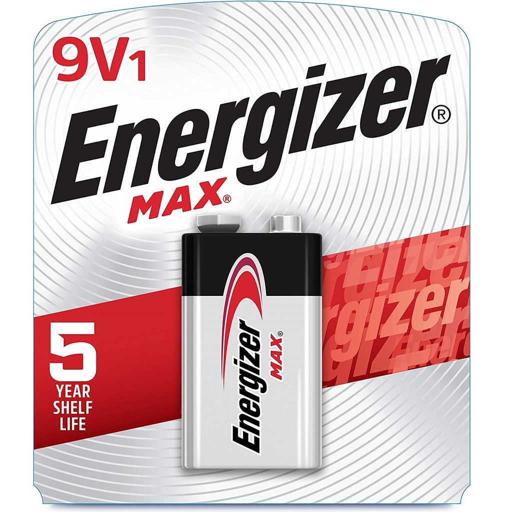 Energizer 9V Battery (1 pc) Energizer Max 9V Alkaline Batteries 522BP1 Original Sealed Blister Pack