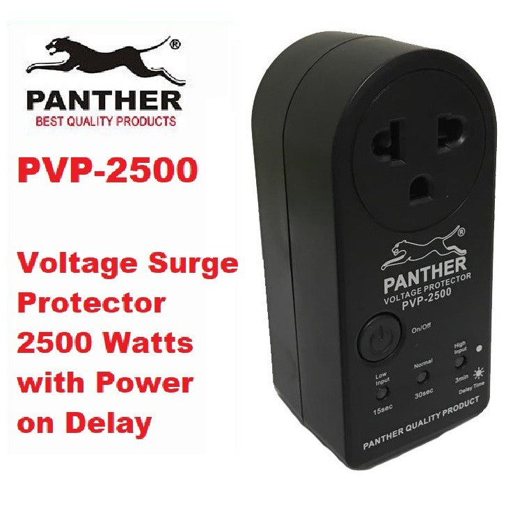 Panther PVP-2500 Voltage Surge Protector 2500 Watts with Power on Delay PVP2500 PVP 2500