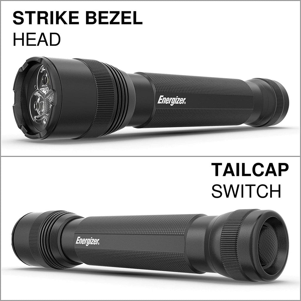 Energizer Tactical LED Torch TAC 1000 Ultra Tactical Flashlight 6 AA Batteries Included 1000 Lumens