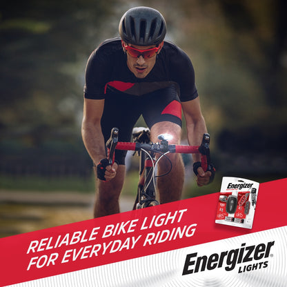 Energizer Bike Light Set BLPB42 Bike Headlamp Bicycle LED Lamp Light Bulb Weatherproof Tail Light