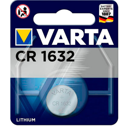 Varta CR1632 (1pc) 3v Lithium Button Cell Battery in Blister Pack Varta CR 1632 Batteries 6632