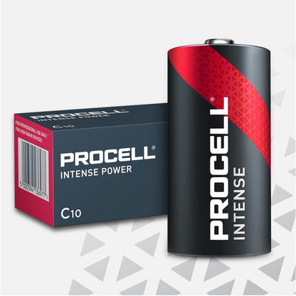 Procell Size C (10pcs) Intense Power Alkaline Battery Industrial Battery MX1400 10  pieces  per  box