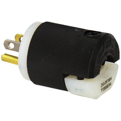 Hubbell HBL8215C Plug Hospital Grade 125V 15 amp 5-15P Black White made in USA