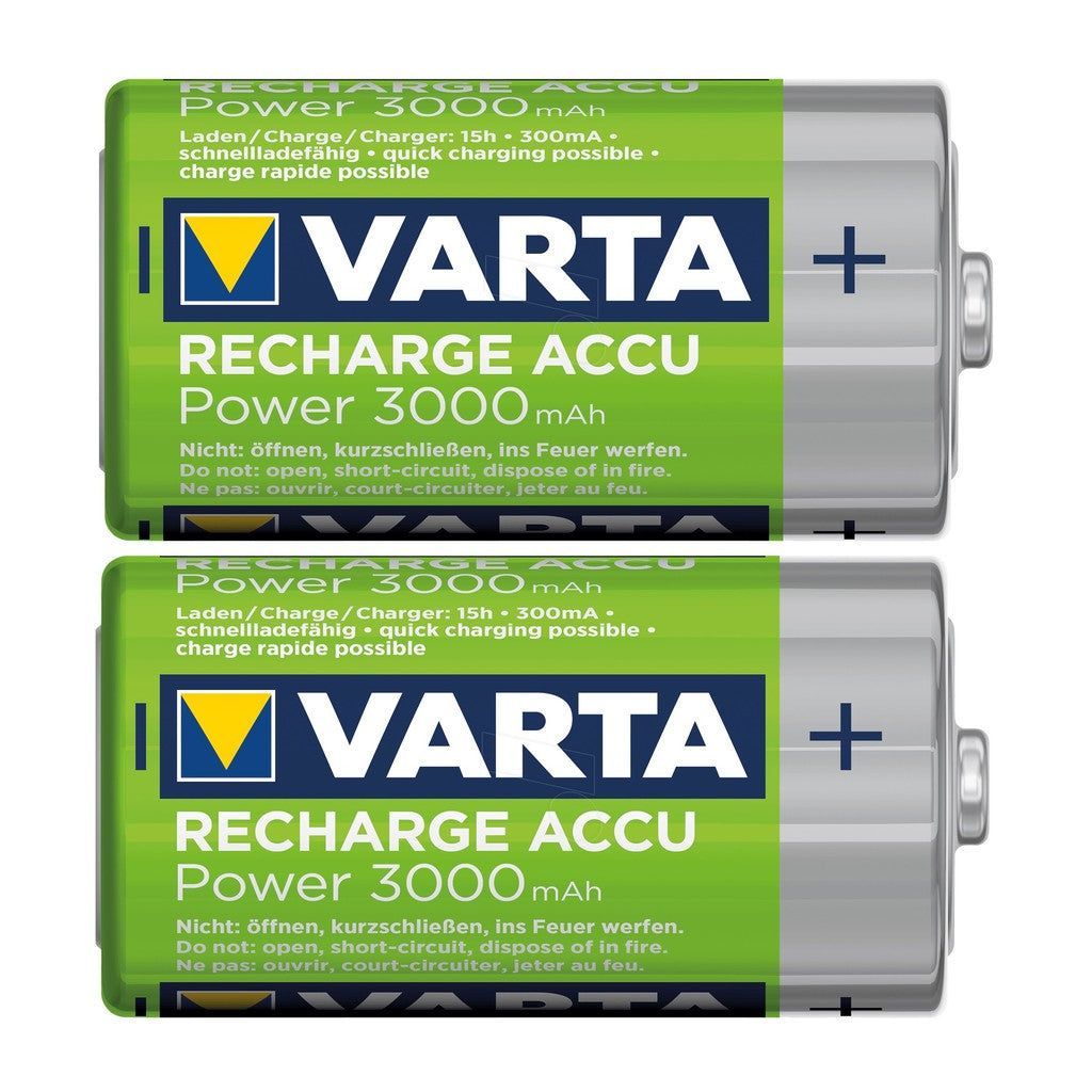 Varta C Rechargeable Battery 56714 R2U Size C (2 pcs) 3000mAh Rechargeable Batteries HR14