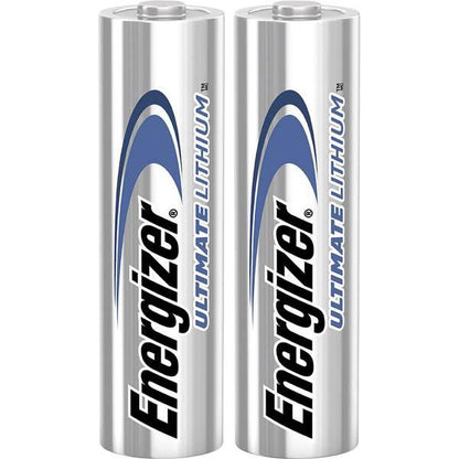 Energizer AA Lithium (2 pcs) Battery in Original Blister Pack Ultimate Lithium Batteries AA L91