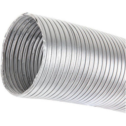 Flexible Aluminum Air Duct Semi Rigid Type 3 meters Aluminum Foil Flexible Ducting Ventilation HVAC