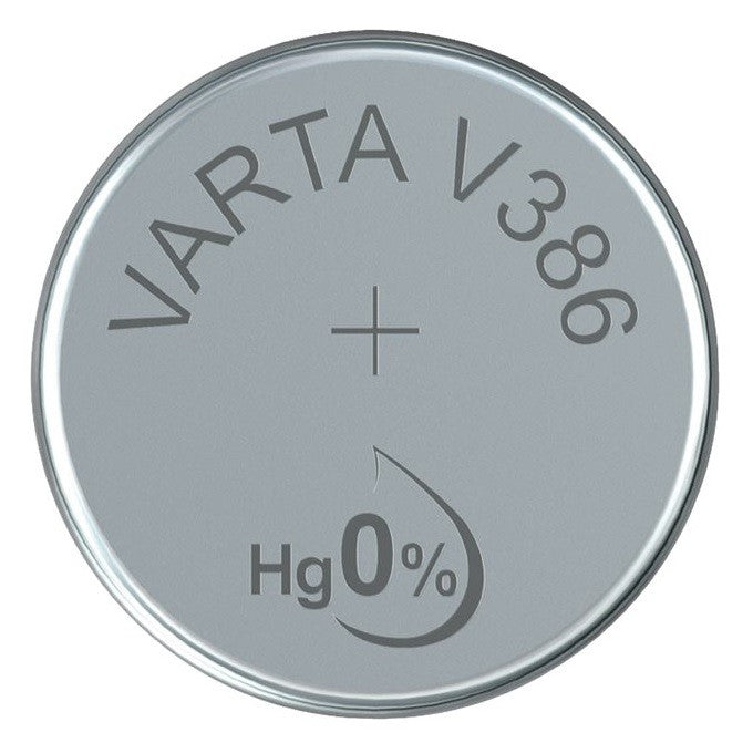 Varta V386 SR43 V12GS (1pc) 1.55v Silver Oxide Button Cell Battery Varta V 386 SR1142